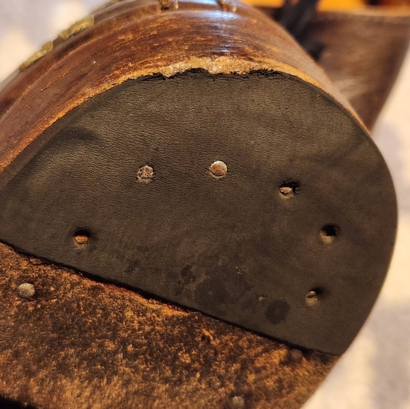 Bed Stu Mens Cobbler Derby Leather Oxford Brown Shoes Size 8 Hipster Distressed - Picture 12 of 12